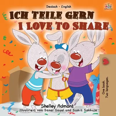 I Love to Share (Német-angol kétnyelvű gyerekkönyv) - I Love to Share (German English Bilingual Book for Kids)