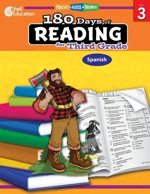 180 nap olvasás harmadik osztályosoknak (spanyol): Gyakorlás, értékelés, diagnózis - 180 Days of Reading for Third Grade (Spanish): Practice, Assess, Diagnose