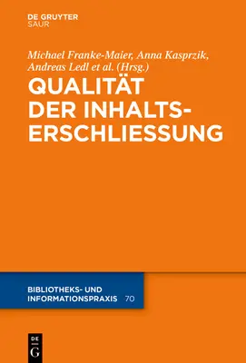 Minőség a tartalomfejlesztésben - Qualitt in der Inhaltserschlieung