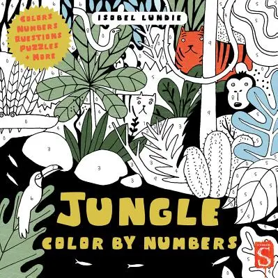 Dzsungel színezés számok szerint - Jungle Color by Numbers