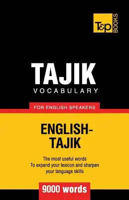 Tadzsik szókincs angolul beszélőknek - 9000 szó - Tajik vocabulary for English speakers - 9000 words