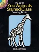 A kis állatkert állatai festett üvegfestmény színezőkönyv - The Little Zoo Animals Stained Glass Coloring Book