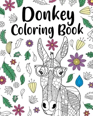 Szamár színező könyv - Donkey Coloring Book