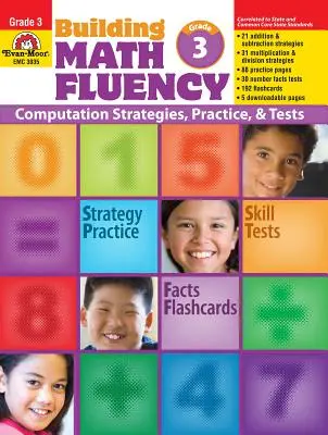 Building Math Fluency 3. osztály [Transzparenciával (transzparensekkel)] - Building Math Fluency Grade 3 [With Transparency(s)]