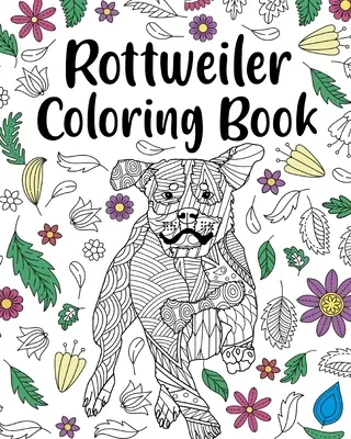 Rottweiler színező könyv - Rottweiler Coloring Book