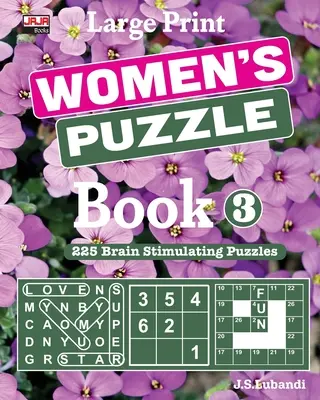 Nagyméretű NŐI KÉPZŐKÖNYV 3. könyv - Large Print WOMEN'S PUZZLE Book 3