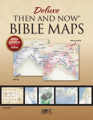 Deluxe Akkor és most bibliai térképek - Puhakötés - Deluxe Then & Now Bible Maps - Paperback