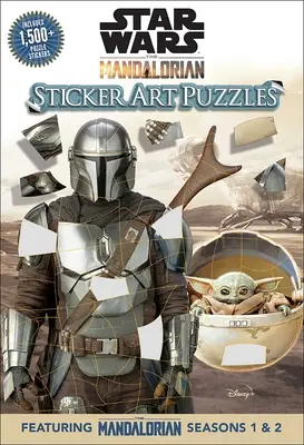 Star Wars: A Mandalorian matrica művészet kirakós játékok - Star Wars: The Mandalorian Sticker Art Puzzles