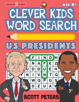 Clever Kids Word Search: Amerikai elnökök - Clever Kids Word Search: US Presidents