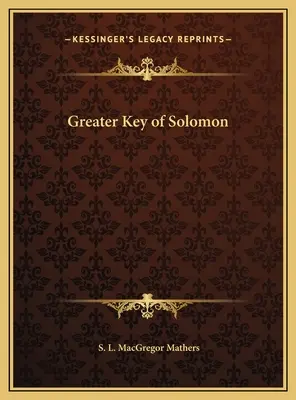 Salamon nagyobb kulcsa - Greater Key of Solomon