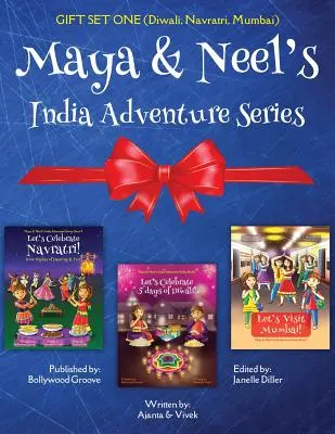 AJÁNDÉKSZETT EGY (Diwali, Navratri, Mumbai): Maya & Neel indiai kaland-sorozata - GIFT SET ONE (Diwali, Navratri, Mumbai): Maya & Neel's India Adventure Series