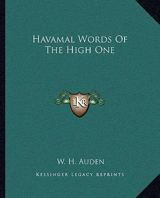 Havamal Words Of The High One