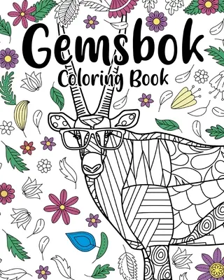 Gemsbok színező könyv - Gemsbok Coloring Book