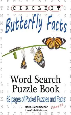 Circle It, Butterfly Facts, Word Search, Puzzle Book, Szókereső, Puzzle Book - Circle It, Butterfly Facts, Word Search, Puzzle Book