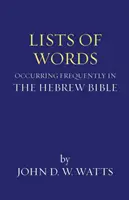 A héber Bibliában gyakran előforduló szavak listája - Lists of Words Occurring Frequently in the Hebrew Bible