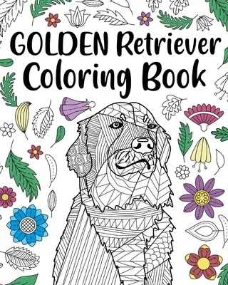 Golden Retriever színező könyv - Golden Retriever Coloring Book