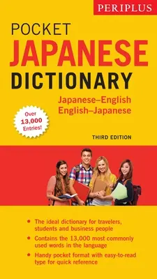 Periplus Pocket Japanese Dictionary: Japán-angol-angol-angol-japán harmadik kiadás - Periplus Pocket Japanese Dictionary: Japanese-English English-Japanese Third Edition