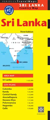 Sri Lanka utazási térkép harmadik kiadás - Sri Lanka Travel Map Third Edition