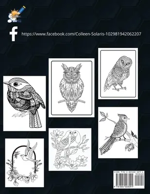 Madarak színezőkönyv - Birds Coloring Book