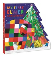 Az első Elmer karácsonyom - formázott táblás könyv - My First Elmer Christmas - Shaped Board Book