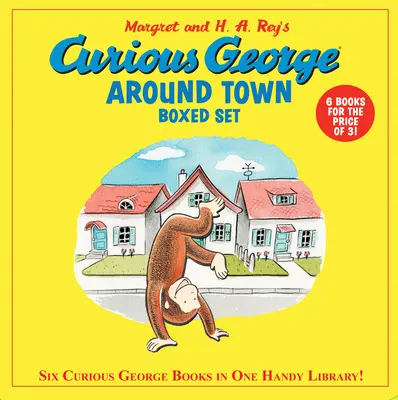 Curious George Around Town Boxed Set (Hat könyvből álló doboz) - Curious George Around Town Boxed Set (Box of Six Books)