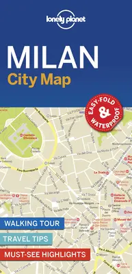 Lonely Planet Milánó várostérkép 1 - Lonely Planet Milan City Map 1