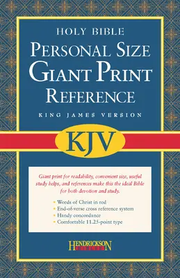 Személyes méretű, óriásnyomtatású referencia Biblia-KJV - Personal Size Giant Print Reference Bible-KJV