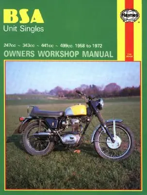 BSA Unit Singles Tulajdonosok Műhelykönyve, 127. sz.: '58-'72 - BSA Unit Singles Owners Workshop Manual, No. 127: '58-'72