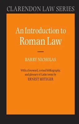 Bevezetés a római jogba - An Introduction to Roman Law