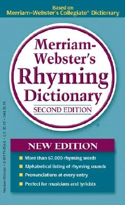 Merriam-Webster's Rhyming Dictionary (Merriam-Webster rímképző szótár) - Merriam-Webster's Rhyming Dictionary