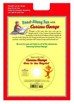 Curious George megy a kórházba könyv és CD [CD-vel] - Curious George Goes to the Hospital Book & CD [With CD]