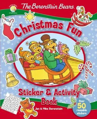 The Berenstain Bears Christmas Fun matrica- és tevékenységkönyv - The Berenstain Bears Christmas Fun Sticker and Activity Book