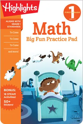 Első osztályos matematika Big Fun Practice Pad - First Grade Math Big Fun Practice Pad