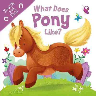 Mit szeret a póni? Touch & Feel Board Book - What Does Pony Like?: Touch & Feel Board Book