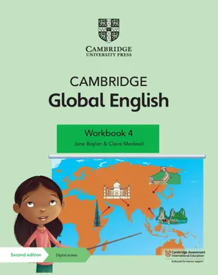 Cambridge Global English Workbook 4 with Digital Access (1 Year): For Cambridge Primary English as a Second Language