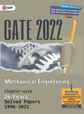 GATE 2022 Gépészet - 26 év fejezetenként megoldott feladatlapok (1996-2021) (G K Publications (P) Ltd.) - GATE 2022 Mechanical Engineering - 26 Years Chapter-wise Solved Papers (1996-2021) (G K Publications (P) Ltd)