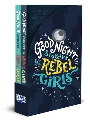 Jóéjszakai történetek lázadó lányoknak 2 könyvből álló ajándékcsomag - Good Night Stories for Rebel Girls 2-Book Gift Set