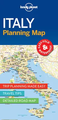 Lonely Planet Olaszország tervezési térkép - Lonely Planet Italy Planning Map