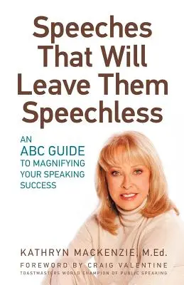 Beszédek, amelyek szóhoz sem jutnak: Egy ABC útmutató a beszédsiker felnagyításához - Speeches That Will Leave Them Speechless: An ABC Guide to Magnifying Your Speaking Success