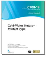 AWWA C708-19 Hidegvízmérők - többsugaras típusú vízmérők - AWWA C708-19 Cold-Water Meters - Multijet Type