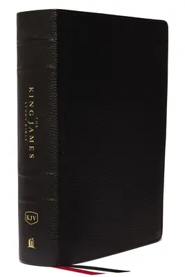 The King James Study Bible, valódi bőr, fekete, indexelt, színes kiadás - The King James Study Bible, Genuine Leather, Black, Indexed, Full-Color Edition