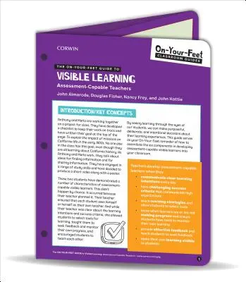 A látható tanulásról szóló On-Your-Feet Guide to Visible Learning - Értékelésre képes tanárok - On-Your-Feet Guide to Visible Learning - Assessment-Capable Teachers