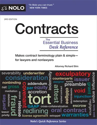 Szerződések: A nélkülözhetetlen üzleti kézikönyv - Contracts: The Essential Business Desk Reference