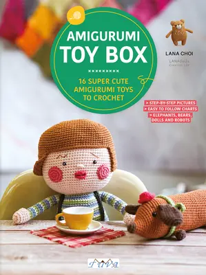 Amigurumi játékdoboz: 16 szuper aranyos amigurumi játék horgolásához - Amigurumi Toy Box: 16 Super Cute Amigurumi Toys to Crochet