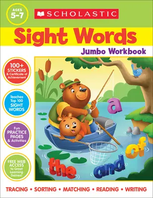 Scholastic Sight Words Jumbo munkafüzet - Scholastic Sight Words Jumbo Workbook