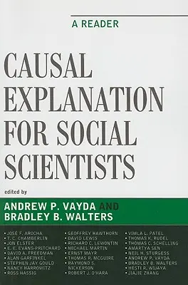 Okozatmagyarázat társadalomtudósoknak: A Reader - Causal Explanation for Social Scientists: A Reader