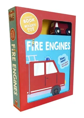 Fire Engines: Book & Wooden Toy Set [Fából készült játékkal] - Fire Engines: Book & Wooden Toy Set [With Wooden Toy]