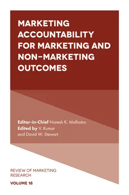 Marketing elszámoltathatóság a marketing és nem marketing eredményekért - Marketing Accountability for Marketing and Non-Marketing Outcomes