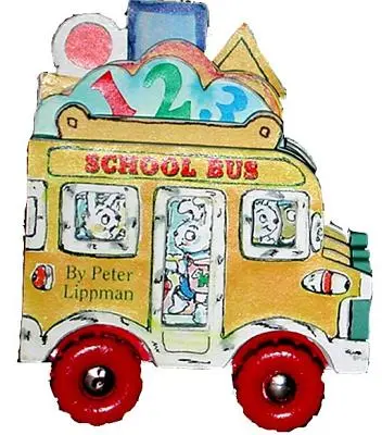 Iskolabusz [kerekekkel] - School Bus [With Wheels]