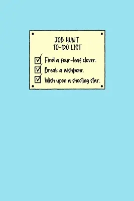 Állásvadászat To-Do lista - Job Hunt To-Do List